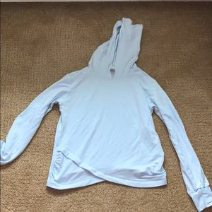 Athleta Girl sky blue hoodie